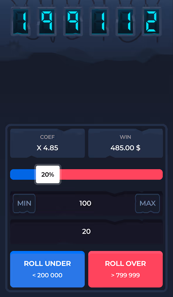 Robo Dice InOut Games Mobile Screenshot