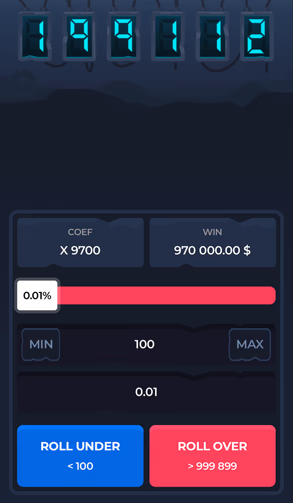 Robo Dice InOut Games Mobile Screenshot