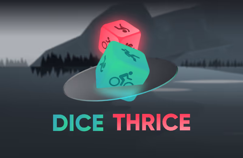 Dice Thrice Turbo Games Logo