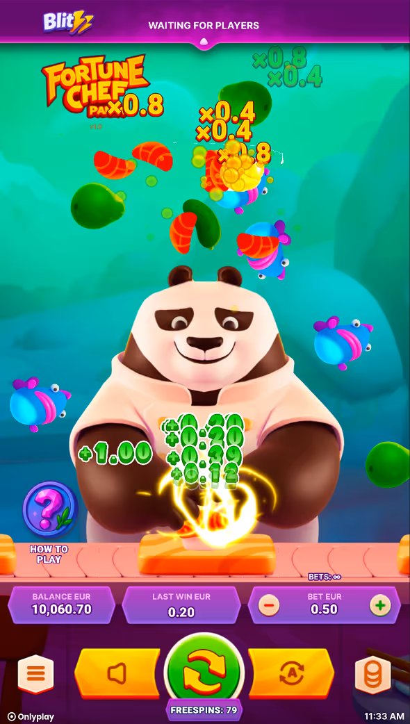 Fortune Chef Panda Mobile Screenshot
