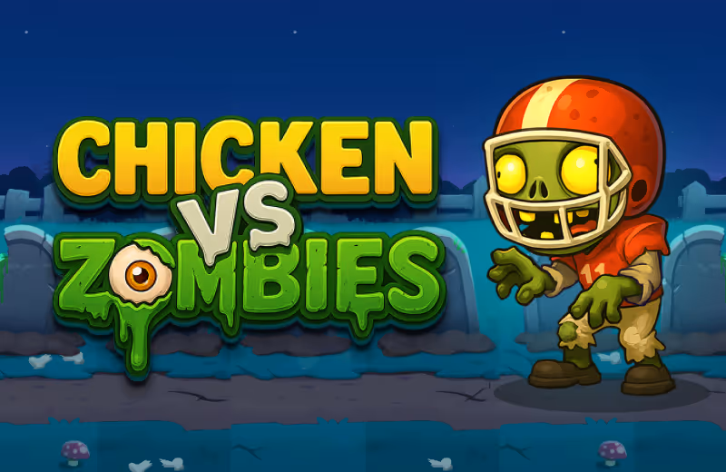 Chicken vs Zombies Logo