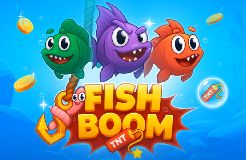 Fish Boom InOut Games Logo