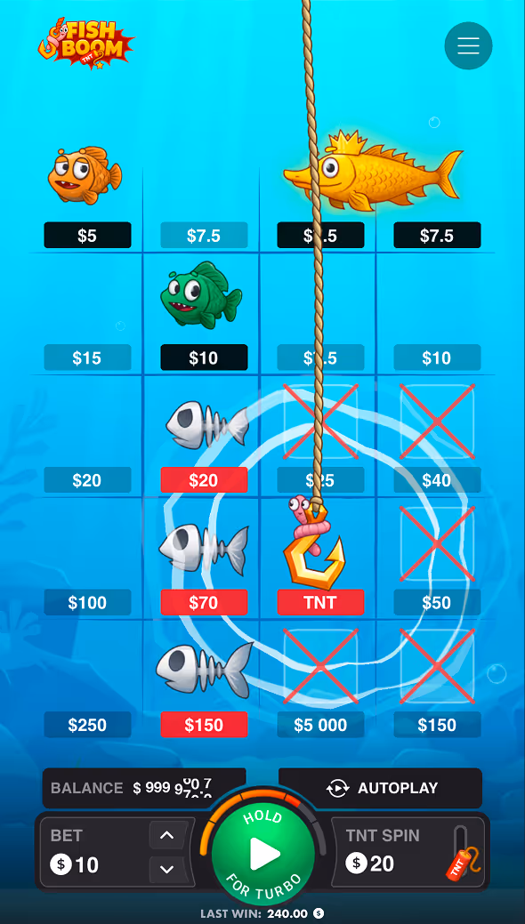 Fish Boom Mobile Gameplay Screenshot
