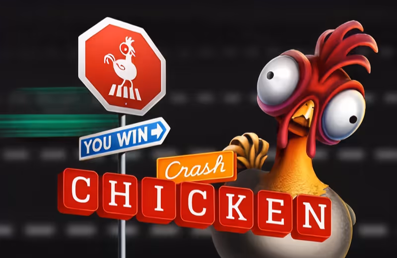 Chicken Crash Galaxsys Game Logo