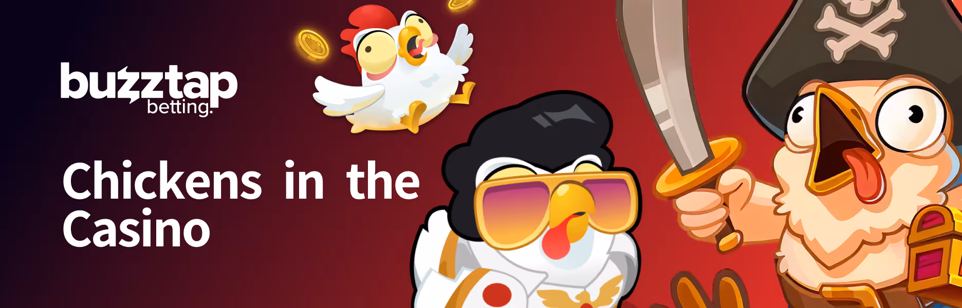 Article Banner featuring chicken characters from various chicken themed online casino games