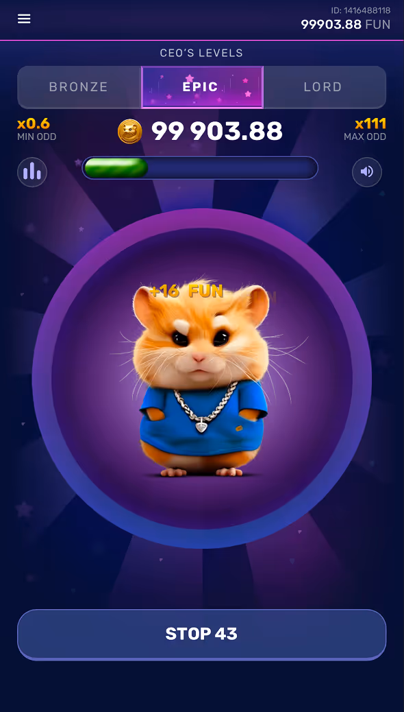 Hamster Mania Galaxsys Gameplay Screenshot
