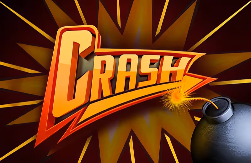 Crash by Galaxsys casino game logo