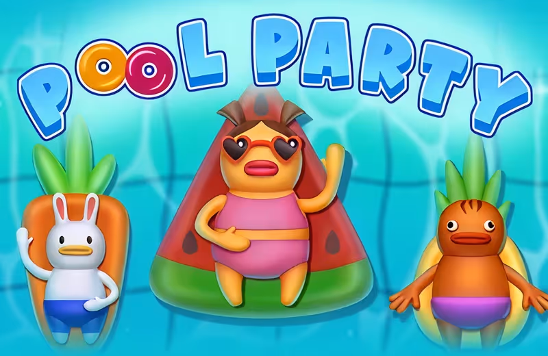 Pool Party by Pixmove casino game logo