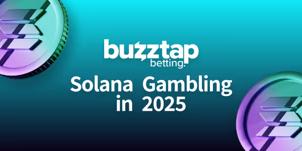 A graphic featuring the Solana coin