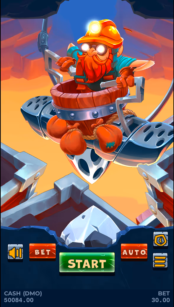 A mobile gameplay screenshot of casino game Swoop by Pixmove