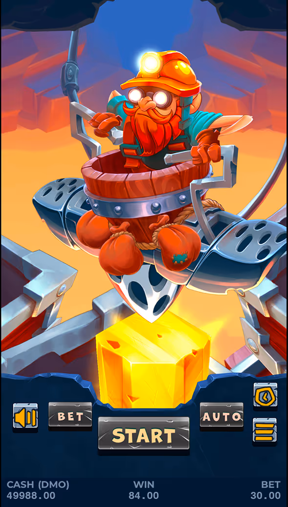 A mobile gameplay screenshot of casino game Swoop by Pixmove