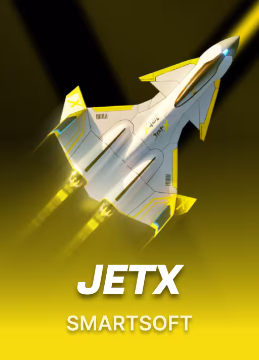 JetX casino crash game icon by Smartsoft
