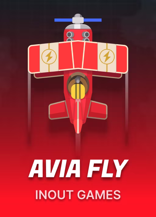 Avia Fly casino crash game icon by InOut Games