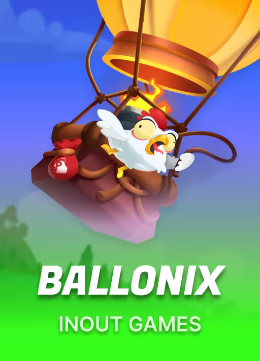 Ballonix casino crash game icon by InOut Games