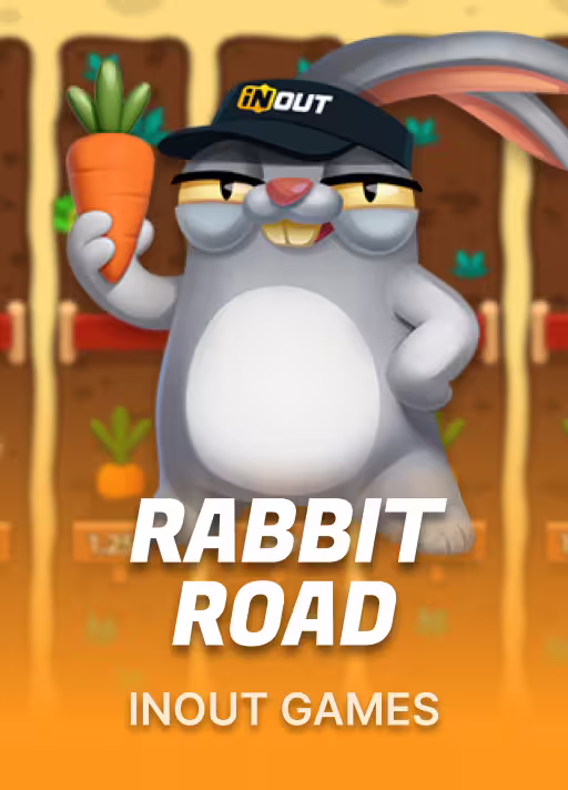 Rabbit Road casino crash game icon by InOut Games