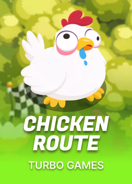 Chicken Route casino game icon by Turbo Games
