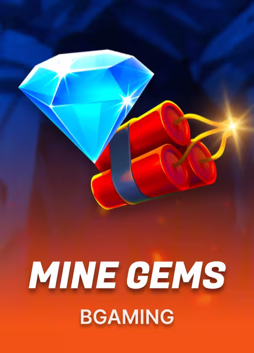 Mine Gems casino mines game icon by BGaming