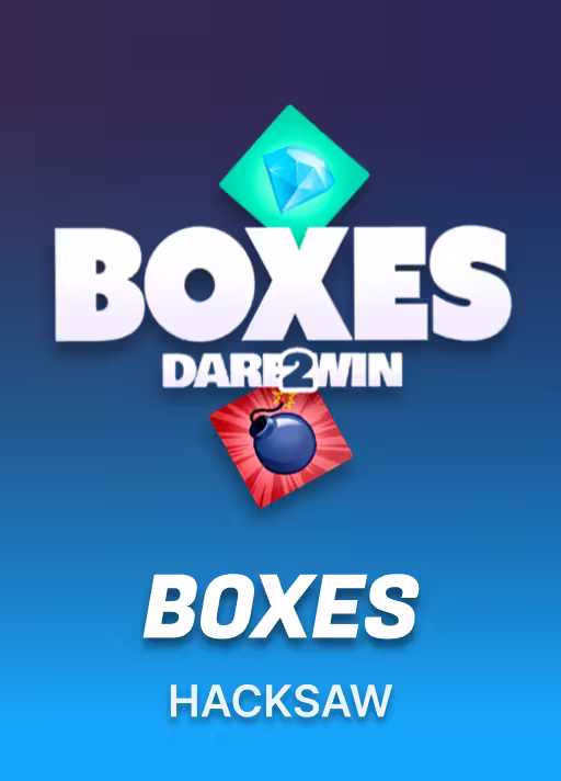 Boxes Dare2Win casino mines game icon by Hacksaw