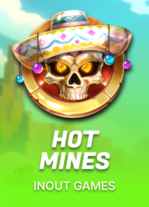 Hot Mines casino mines game icon by InOut Games