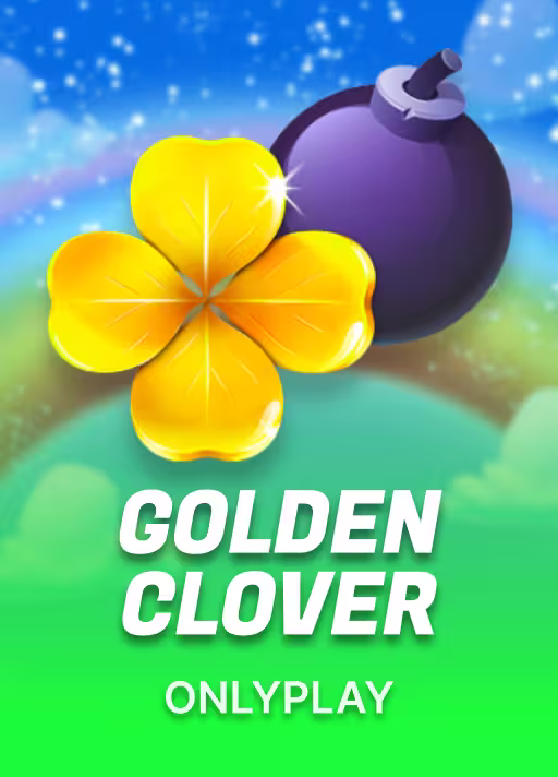 Golden Clover casino mines game icon by Onlyplay