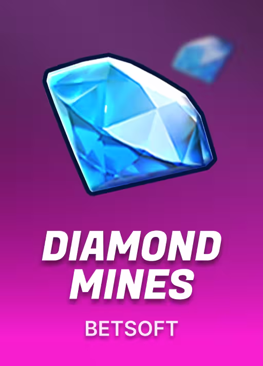 Diamond Mines casino mines game icon by Betsoft