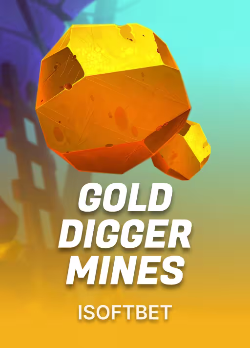 Gold DIgger Mines casino mines game icon by iSoftBet