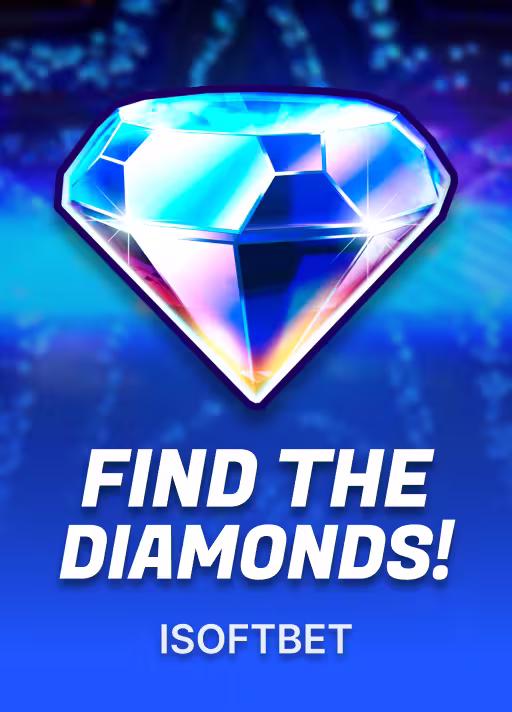 Find The Diamonds casino mines game icon by iSoftBet
