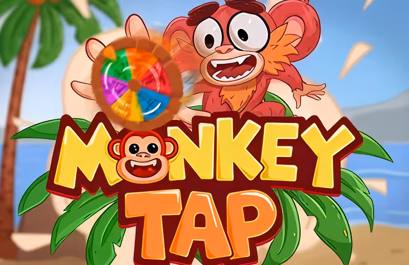 Monkey Tap casino game logo by Pixmove