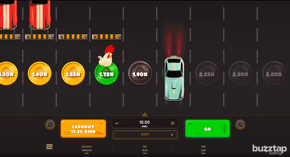 A PC gameplay screenshot of Chicken Highway by Smartsoft Gaming