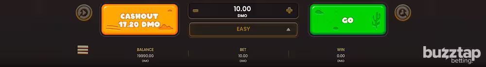 A screenshot of the betting panel UI for Chicken Highway by Smartsoft Gaming