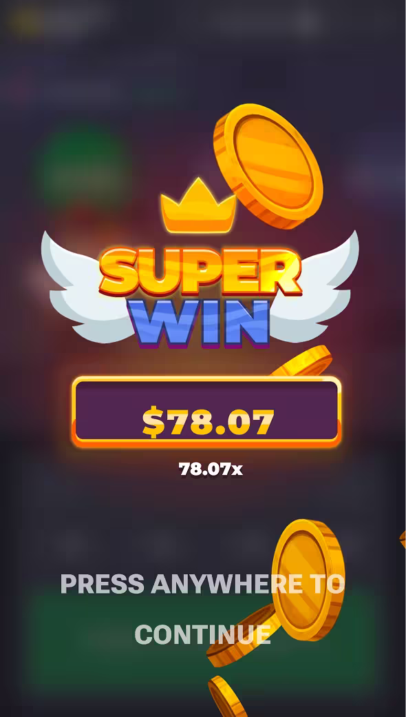 A mobile gameplay screenshot of casino game Chicken Road Bonus by InOut Games