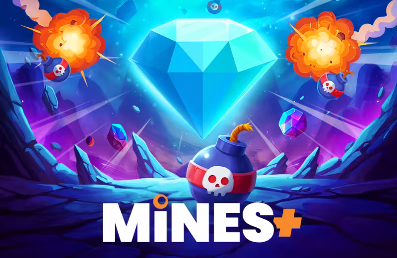 Mines+ casino game by Pragmatic Play game logo
