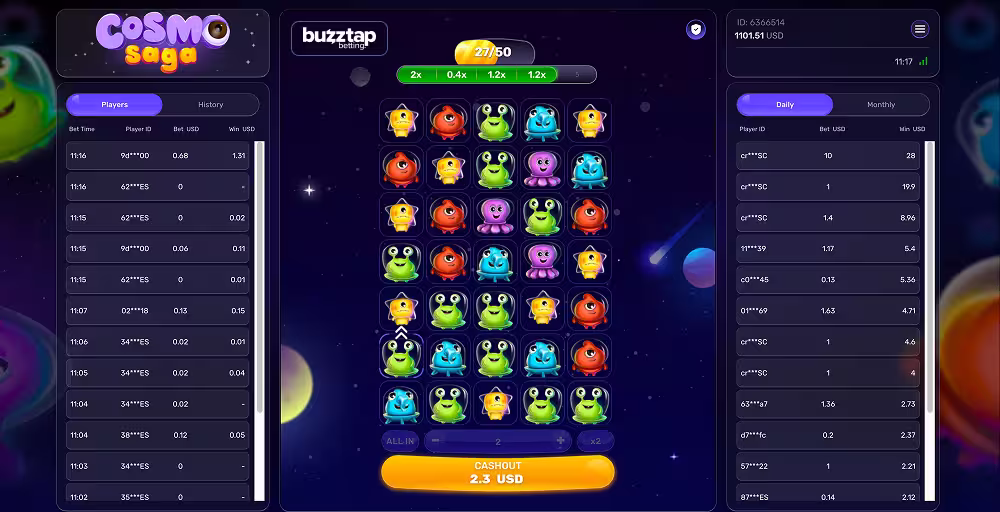 Cosmo Saga gameplay screenshot