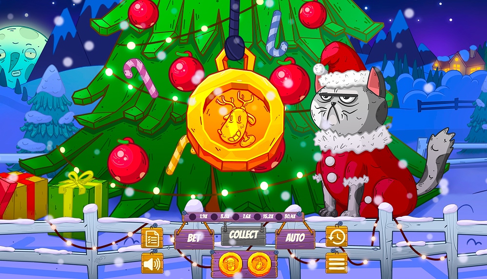 A screenshot of casino game Santas Little Helper by Pixmove