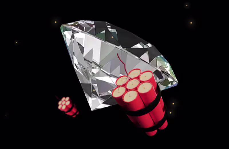 F Mines casino game logo