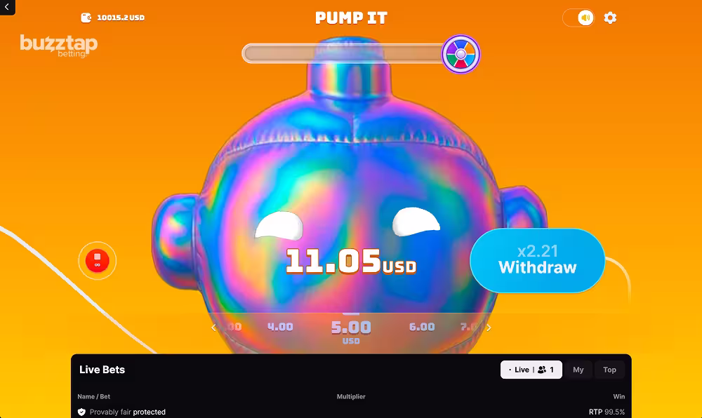 Pump It gameplay screenshot mid round