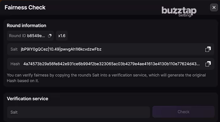 Pump It fairness check tool screenshot