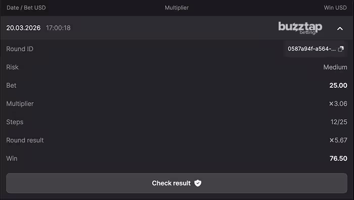 Chicken Heart round history and information tool