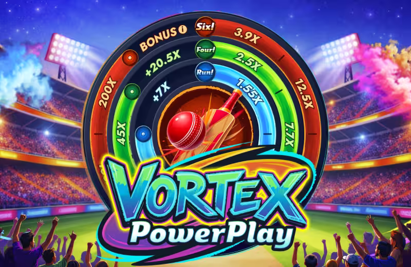 Vortex Powerplay casino game logo