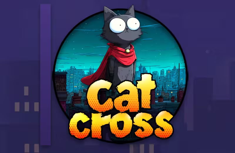 Cat Cross casino game logo
