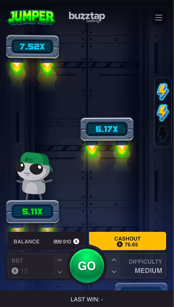 Jumper mobile gameplay mid round