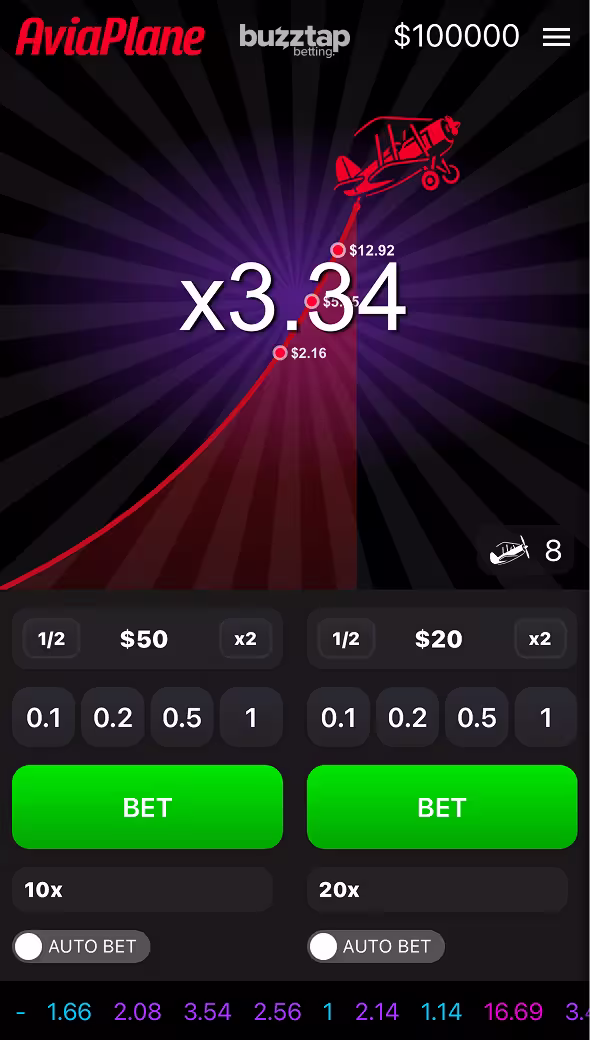 Avia Plane mobile gameplay mid round