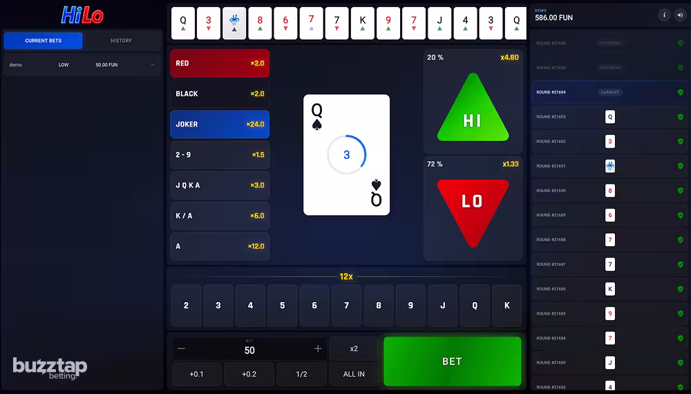 A gameplay screenshot of Hilo by Astriona