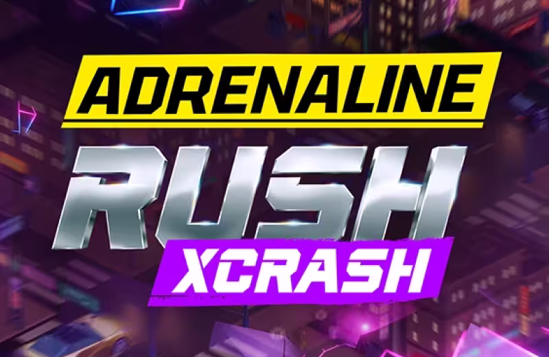 Adrenaline Rush XCrash casino game logo