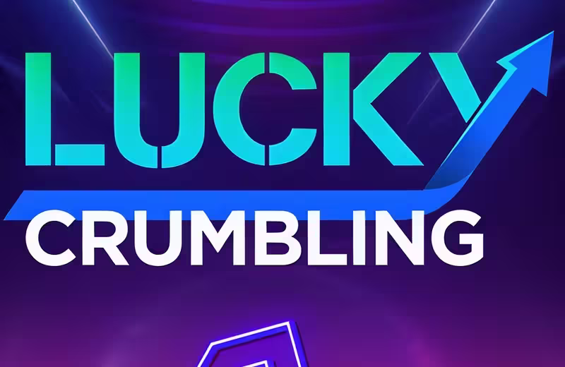 Lucky Crumbling casino game logo