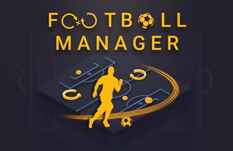 Football Manager casino game logo