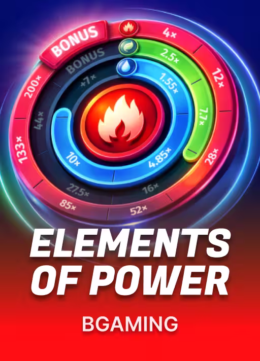 Elements Of power casino game icon BGaming