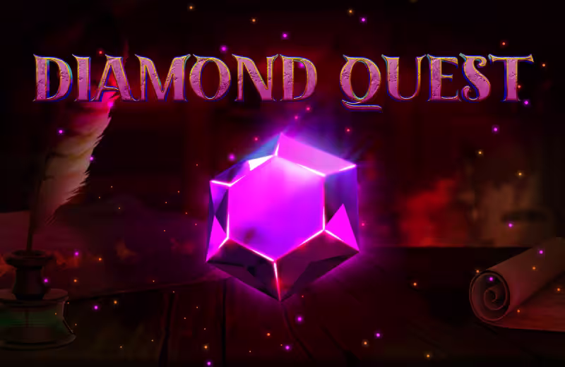 Diamond Quest PopOK Gaming casino game logo