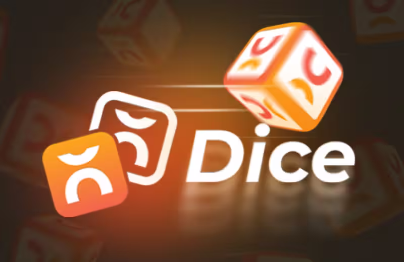 Dice PopOK Gaming casino game logo