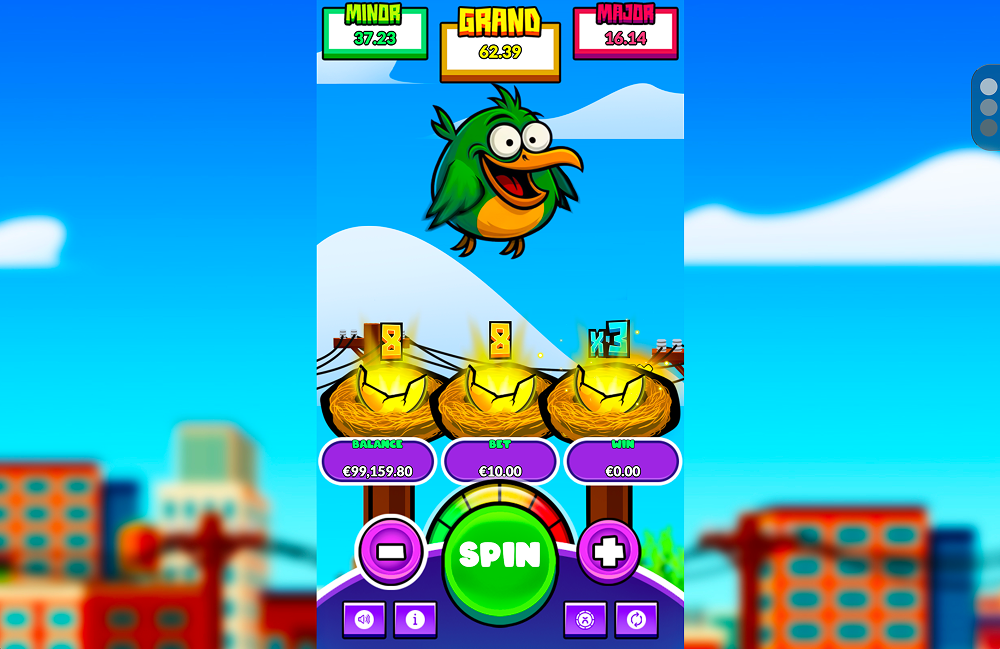 Tappy Bird PopOK Gaming free spins bonus round